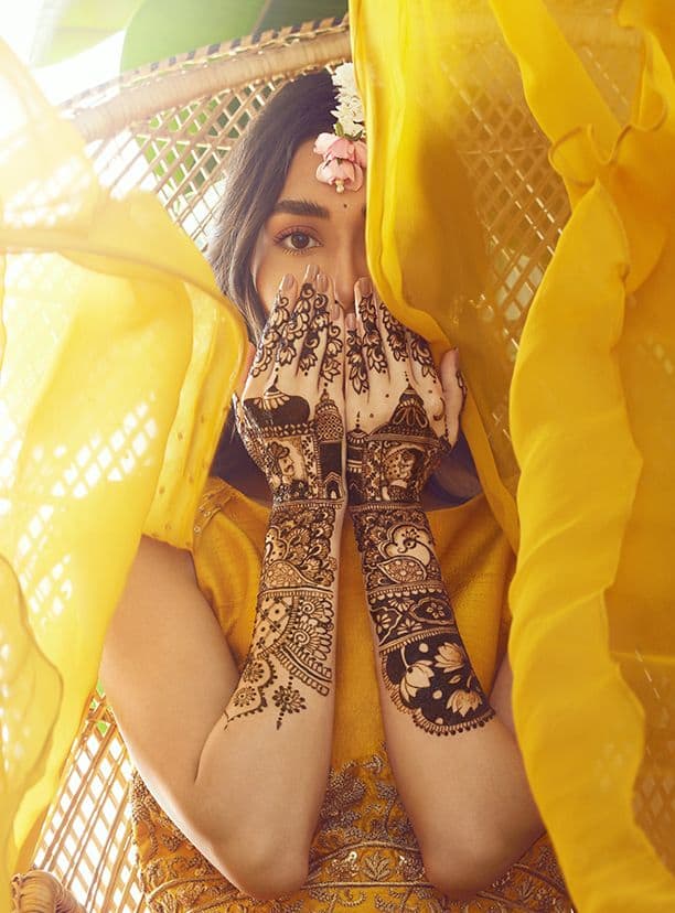 Mehendi design from the library