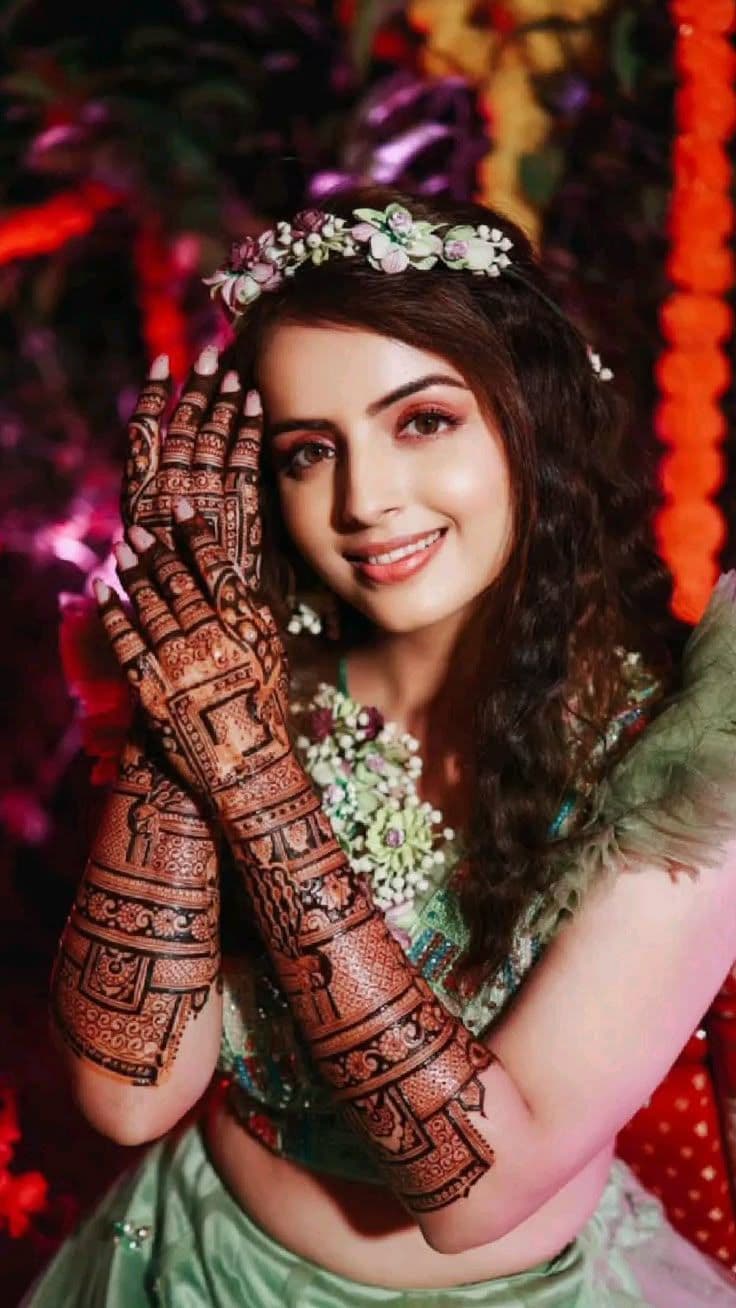 Mehendi design from the library