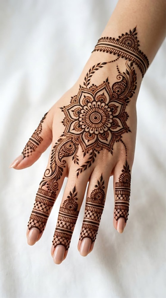 Mehendi from the practice, the decades between
